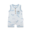 Aster and Oak Under The Sea Henley Romper