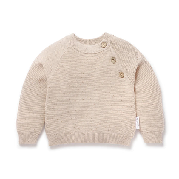 Aster & Oak Sand Fleck Knit Jumper