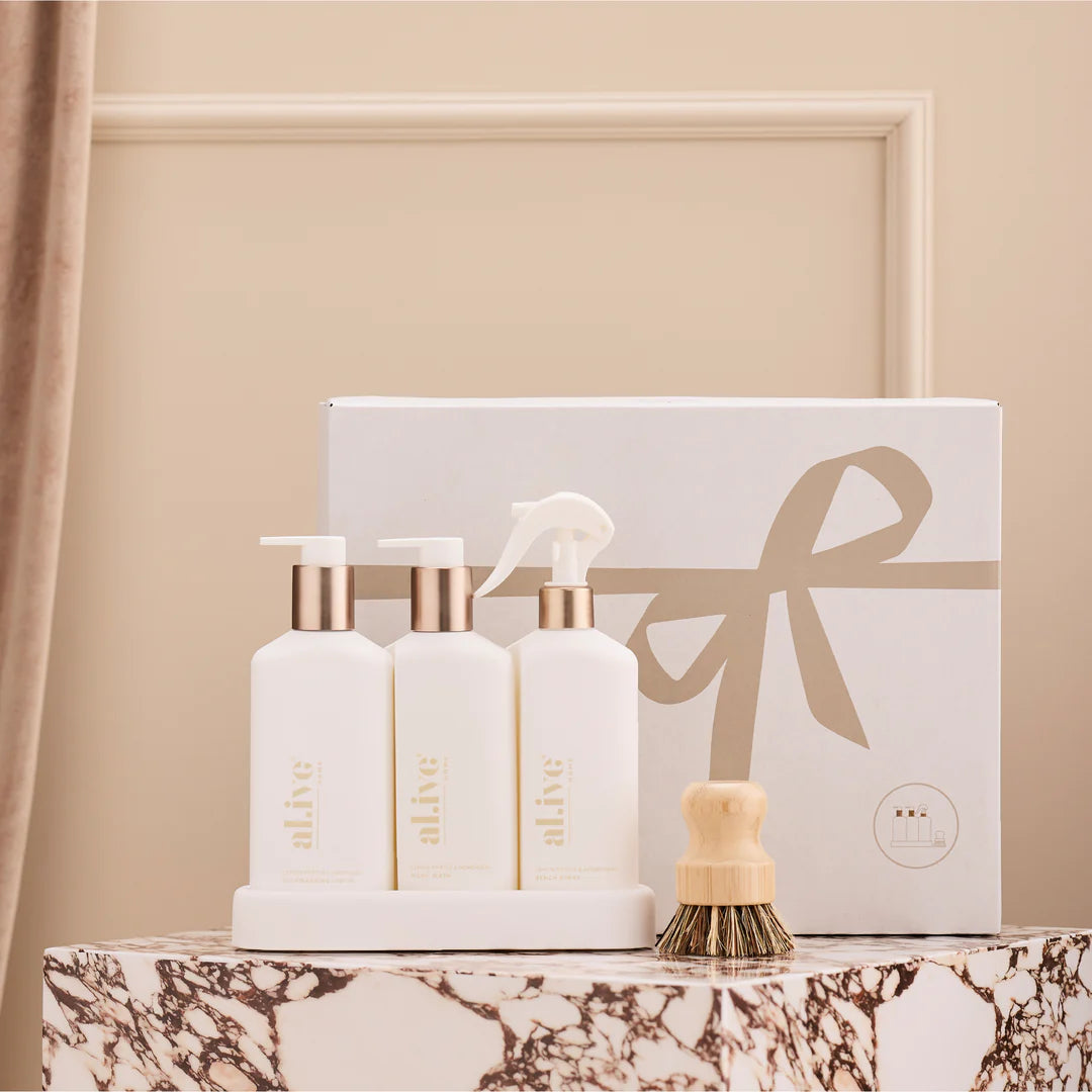 Al.ive Body kitchen rituals gift set lemon myrtle & honeydew