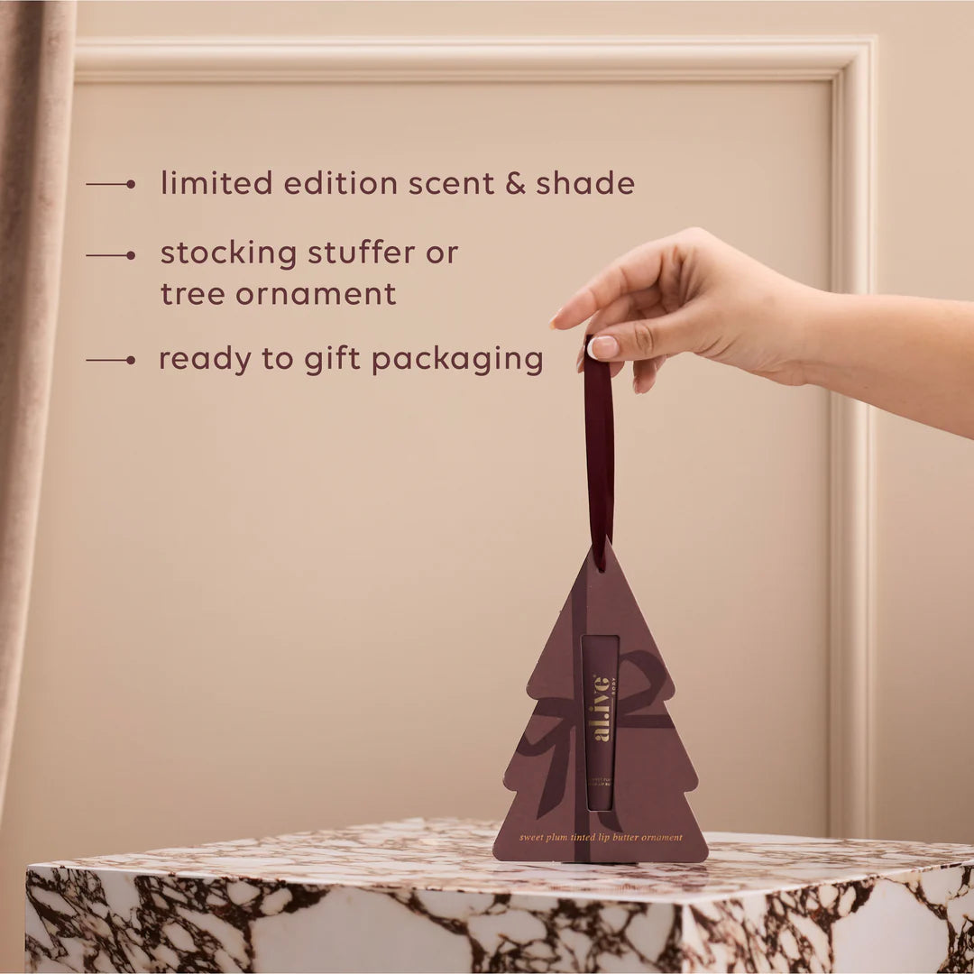 Al.ive Body tinted lip butter ornament sweet plum