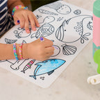 Annabel Trends - Kids Colouring Placemat - Silicone