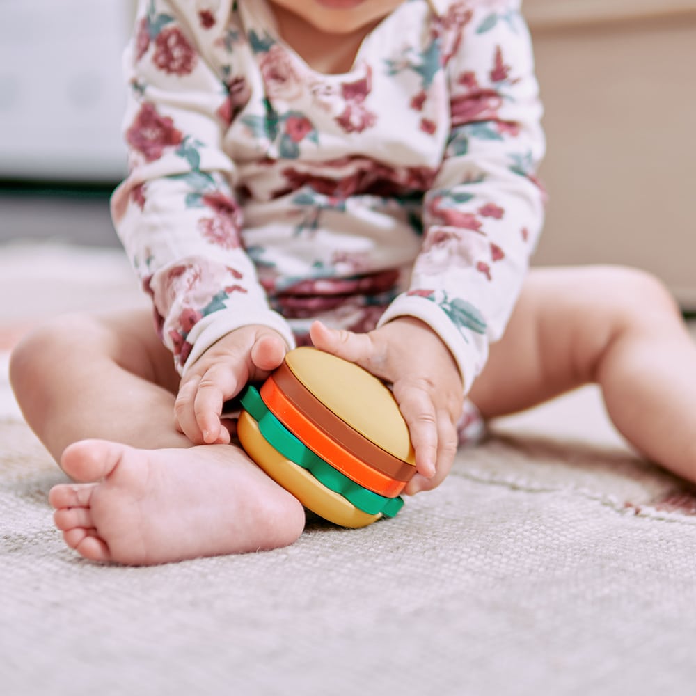 Annabel Trends Silicone Stackable Toy – Hamburger