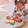 Annabel Trends Silicone Stackable Toy – Hamburger