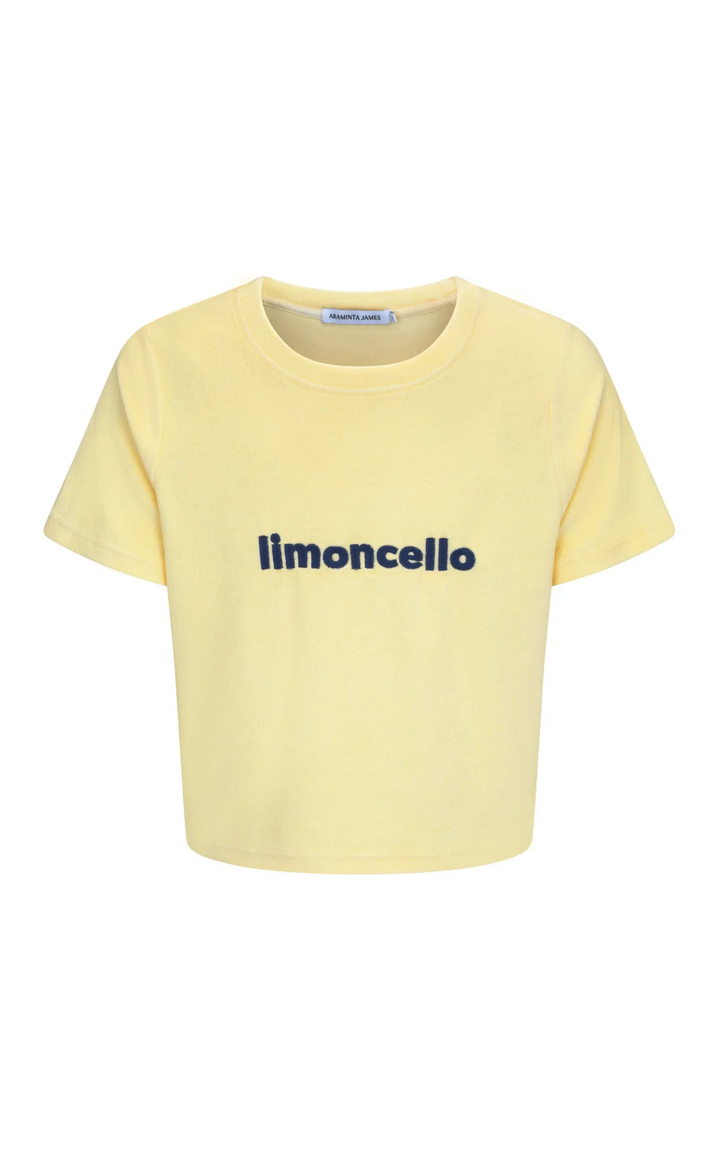 Araminta James Limoncello Terry Tee Lemon Cream