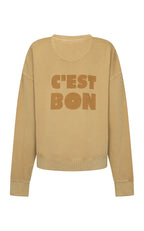 Araminta James  C'est Bon Sweatshirt Ecru