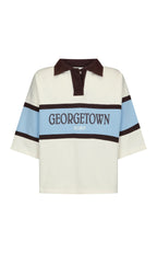 Araminta James GT Rugby Short Sleeve Polo Shirt Coconut