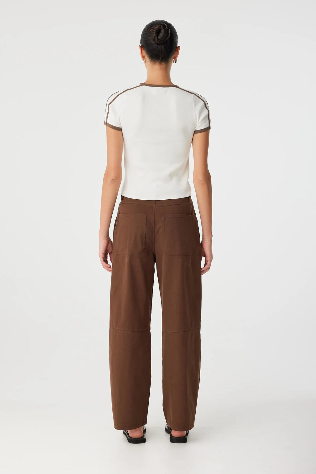 ARCAA Mischa Tee - Cream & Cacao