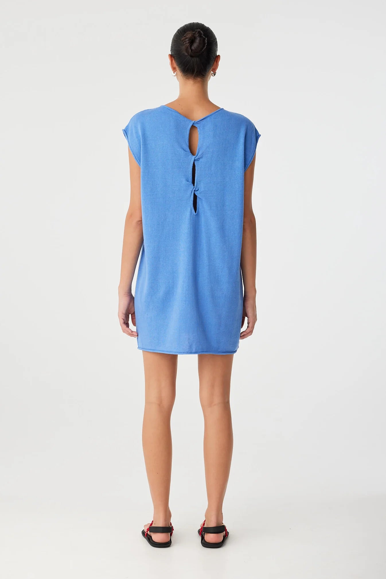 ARCAA Pala Reversible Mini Dress - Pacific Blue