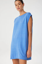 ARCAA Pala Reversible Mini Dress - Pacific Blue