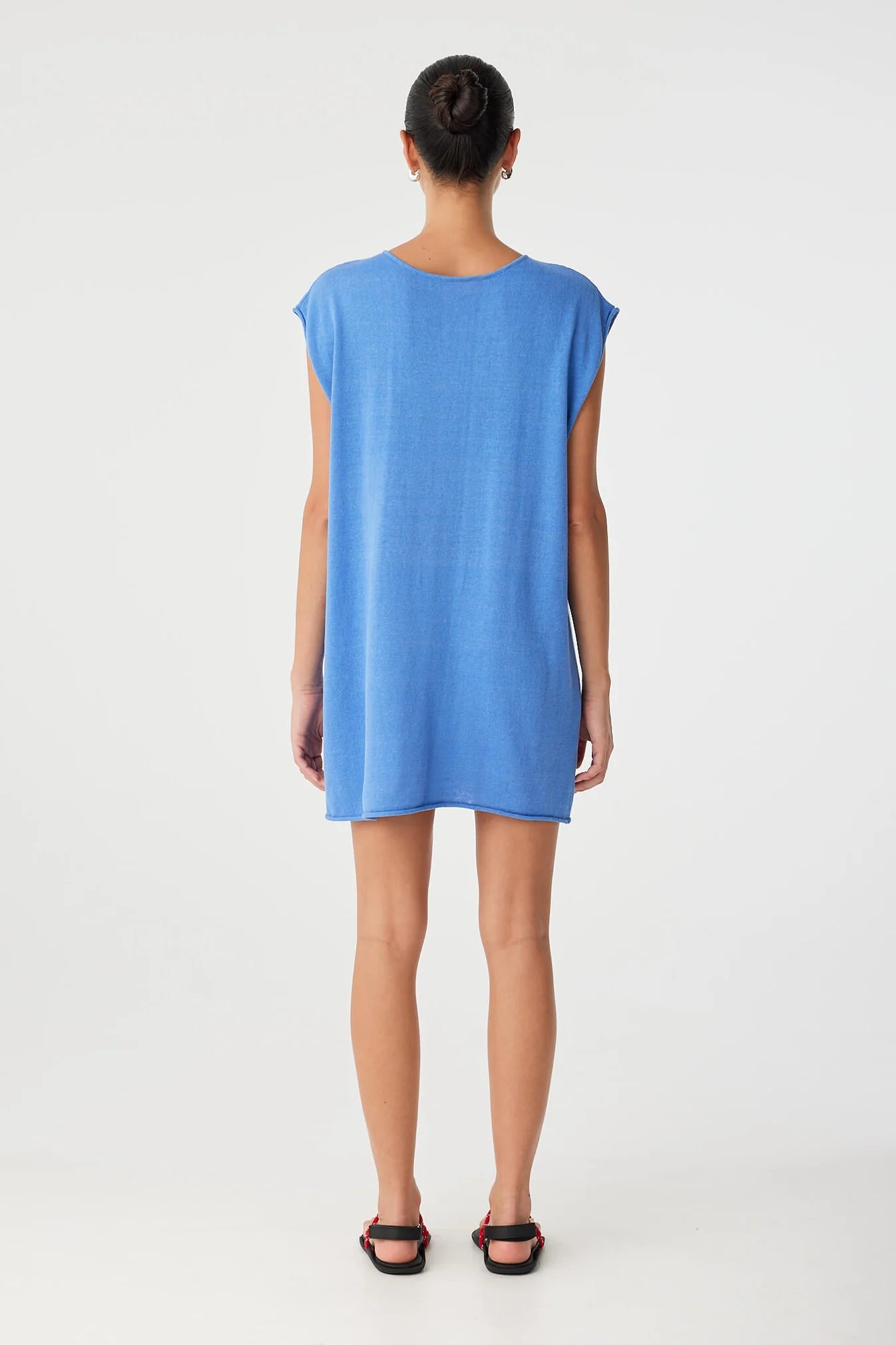ARCAA Pala Reversible Mini Dress - Pacific Blue