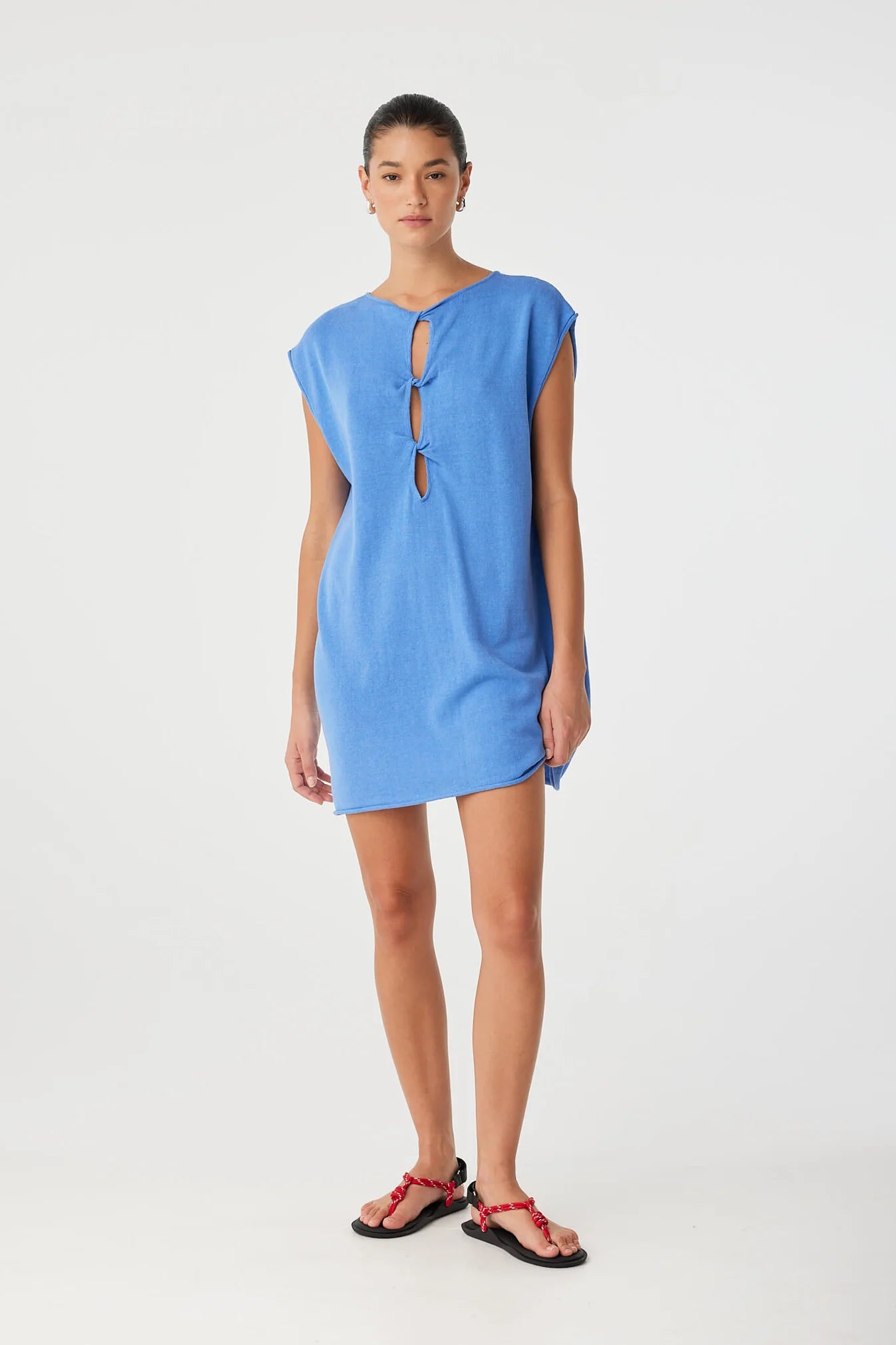 ARCAA Pala Reversible Mini Dress - Pacific Blue