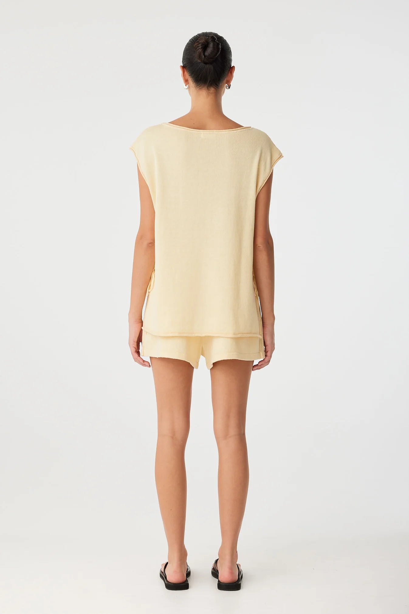 ARCAA Poppy Tie Side Top - Butter