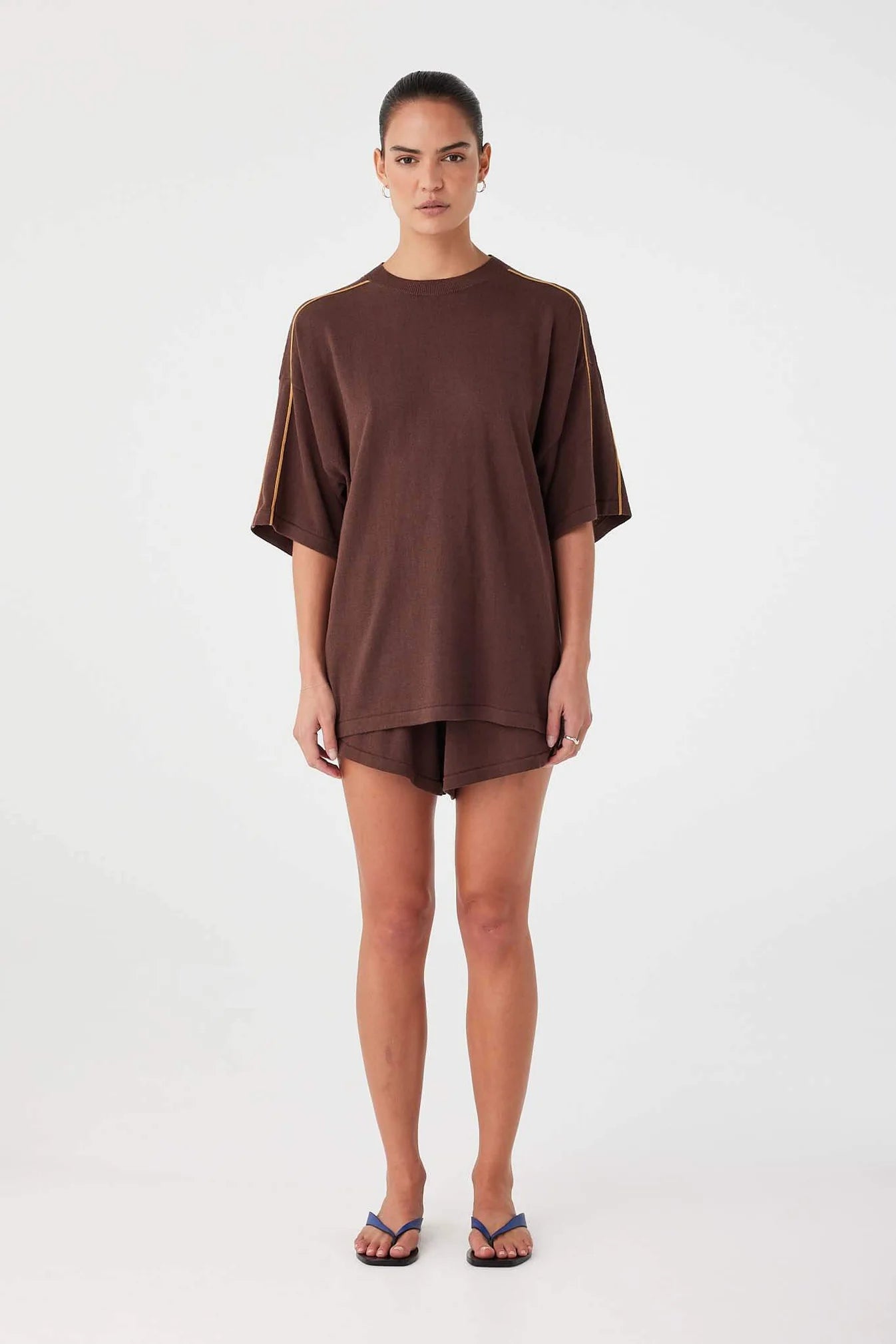 ARCAA Pippa Oversized Tee - Espresso