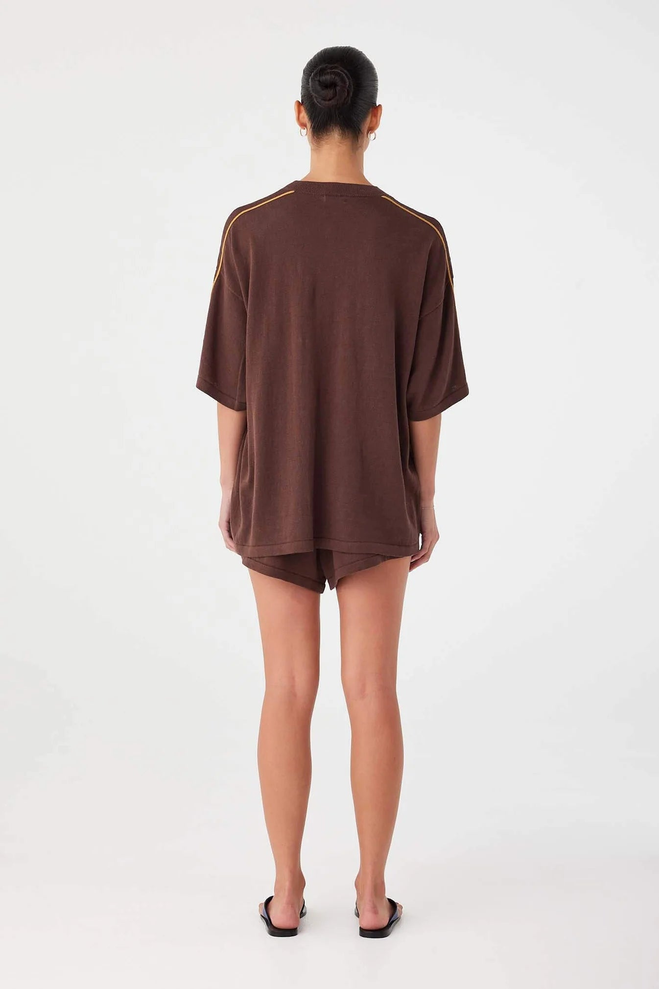 ARCAA Pippa Oversized Tee - Espresso