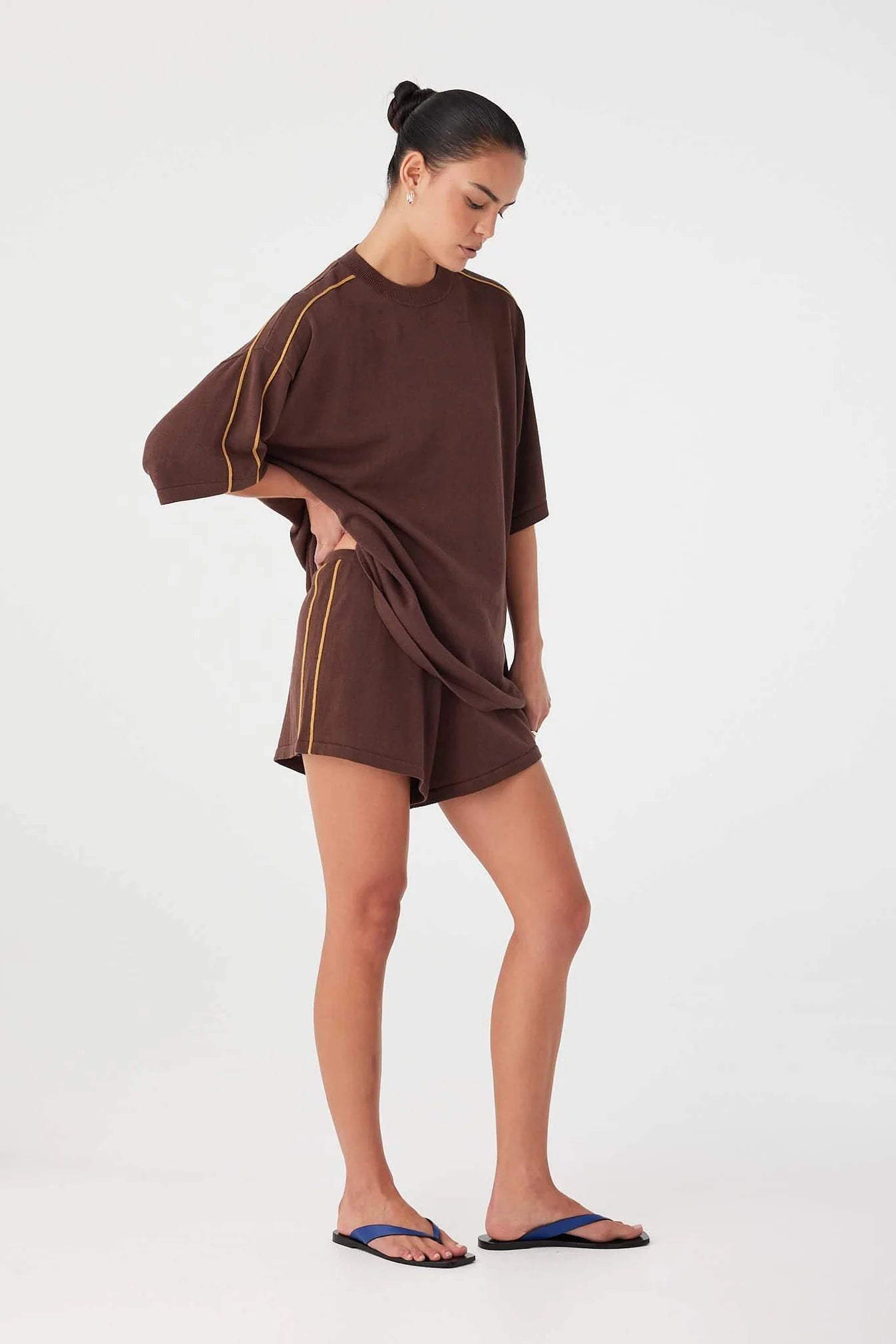 ARCAA Pippa Oversized Tee - Espresso