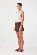 ARCAA Pippa Drawstring Short - Espresso