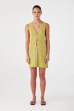ARCAA Onda Shift Dress - Matcha Wave