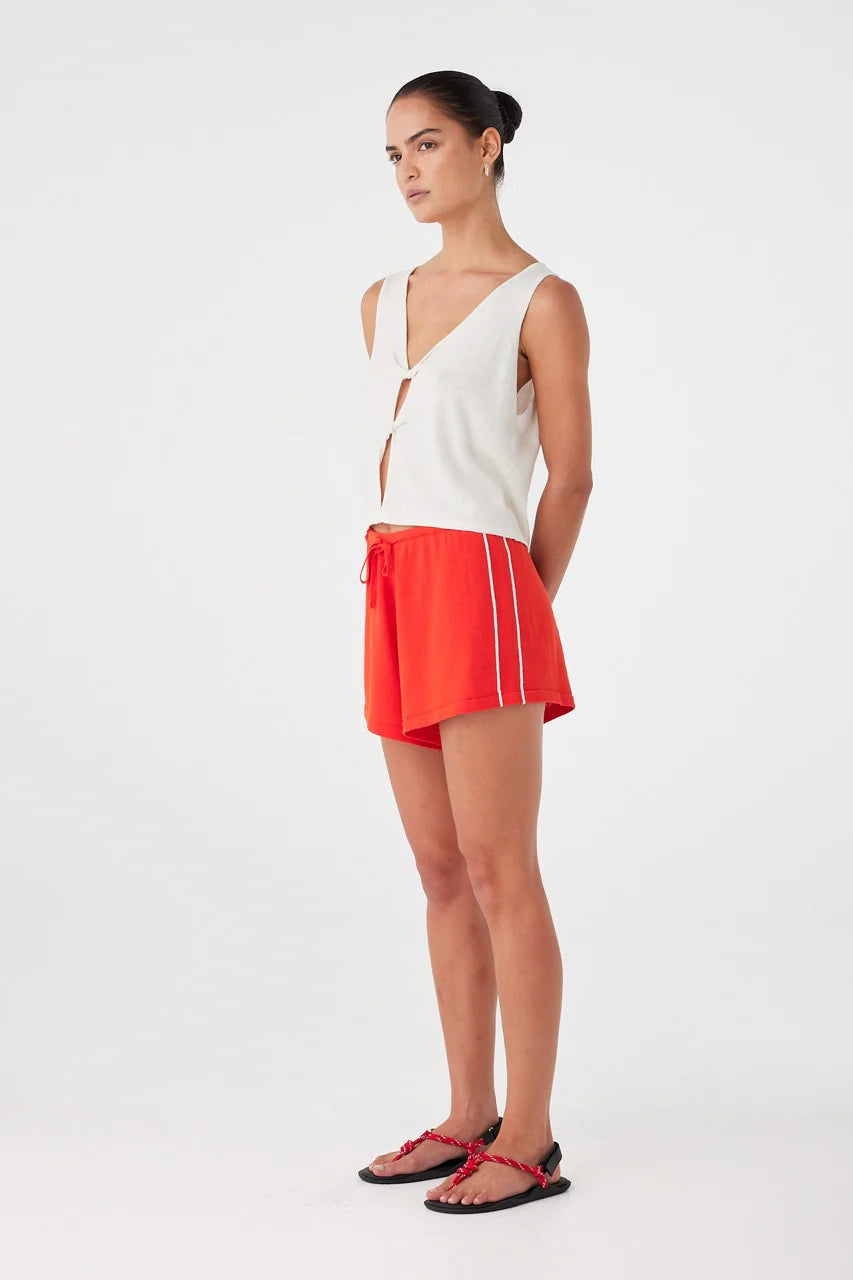 ARCAA Pippa Drawstring Short - Hibiscus