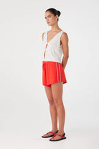 ARCAA Pippa Drawstring Short - Hibiscus
