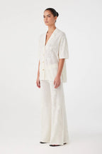 ARCAA Aster Crochet Pant - Cream