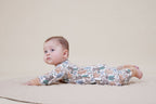 Aster & Oak Noah Woodland Zip Romper