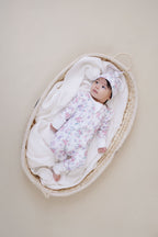 Aster & Oak Pastel Bloom Zip Romper
