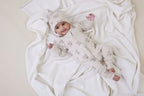 Aster & Oak Byron Bear Zip Romper