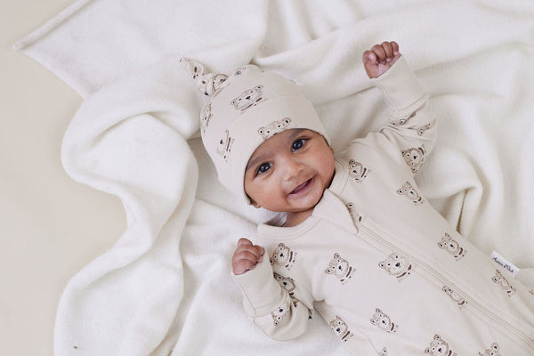 Aster & Oak Byron Bear Knot Hat