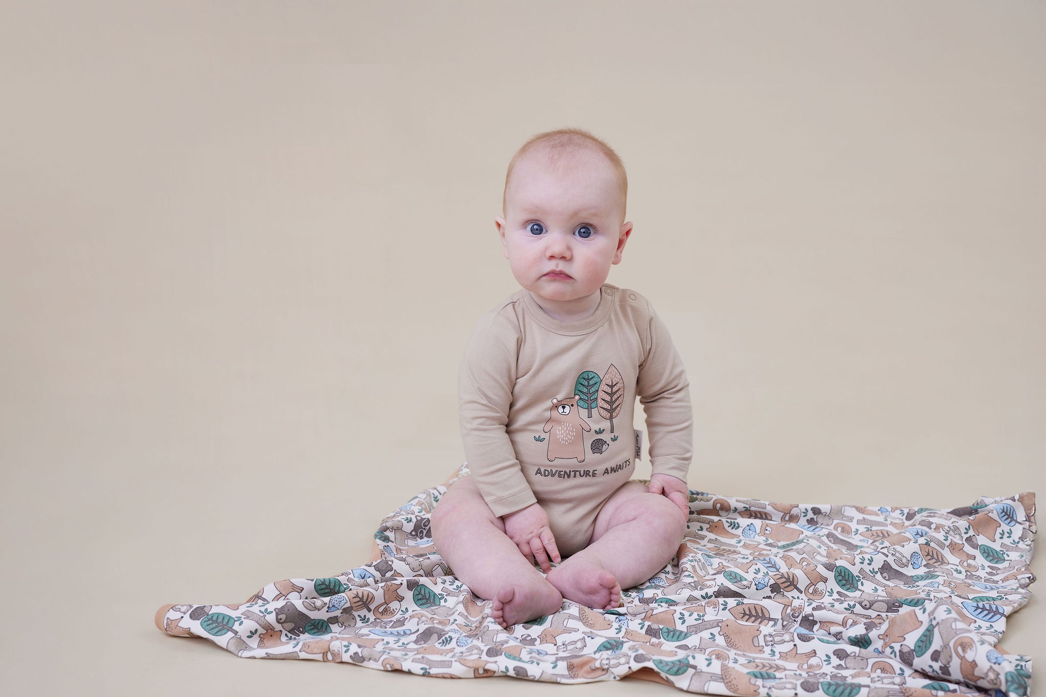 Aster & Oak Noah Woodland Baby Wrap