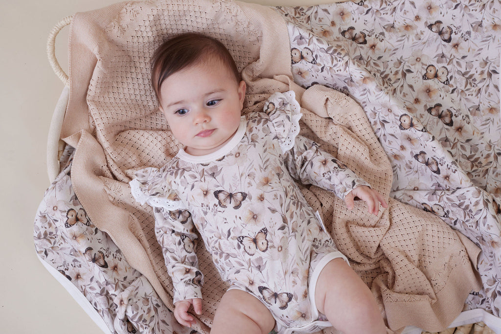 Aster & Oak Butterly Fields Baby Wrap