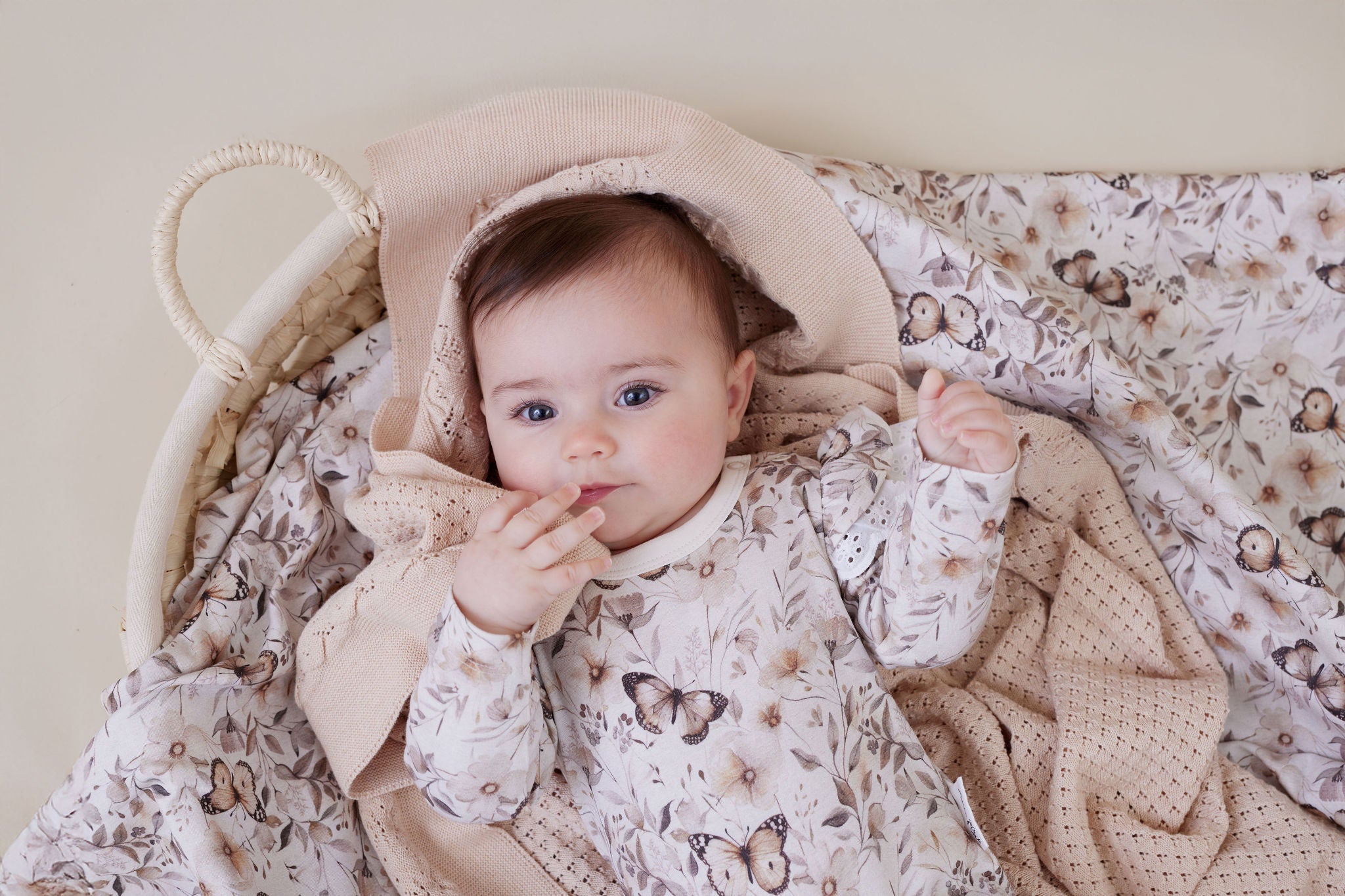 Aster & Oak Butterly Fields Baby Wrap