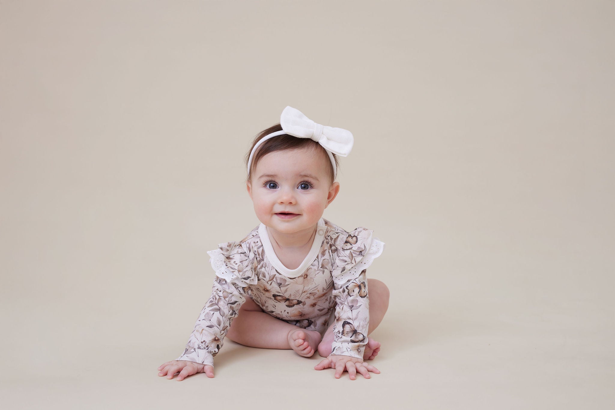 Aster & Oak Butterfly Fields Flutter Onesie