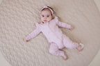 Aster & Oak Lilly Bow Zip Romper