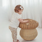 Aster & Oak Bailey Floral Mushroom House Print Top