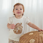 Aster & Oak Bailey Floral Mushroom House Print Top