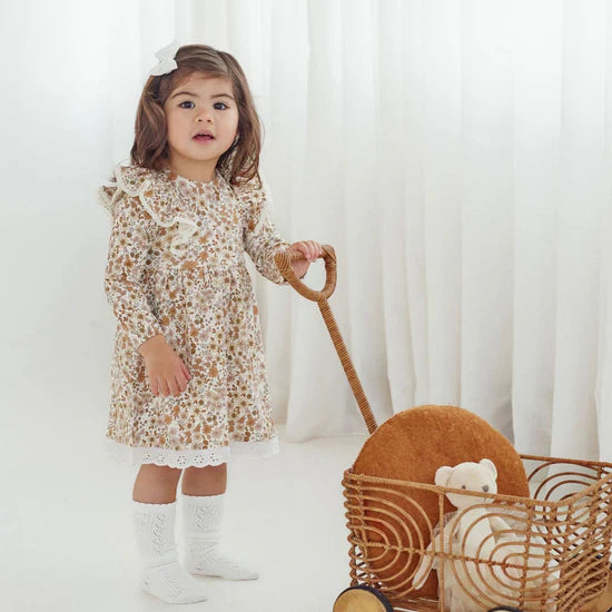 Aster & Oak Bailey Floral Ruffle Dress