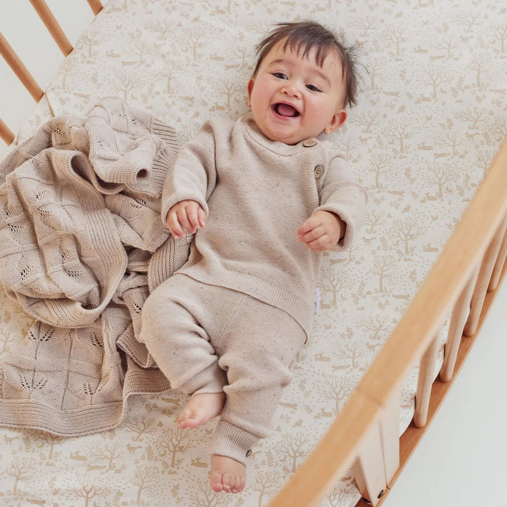 Aster & Oak Sand Fleck Knit Jumper