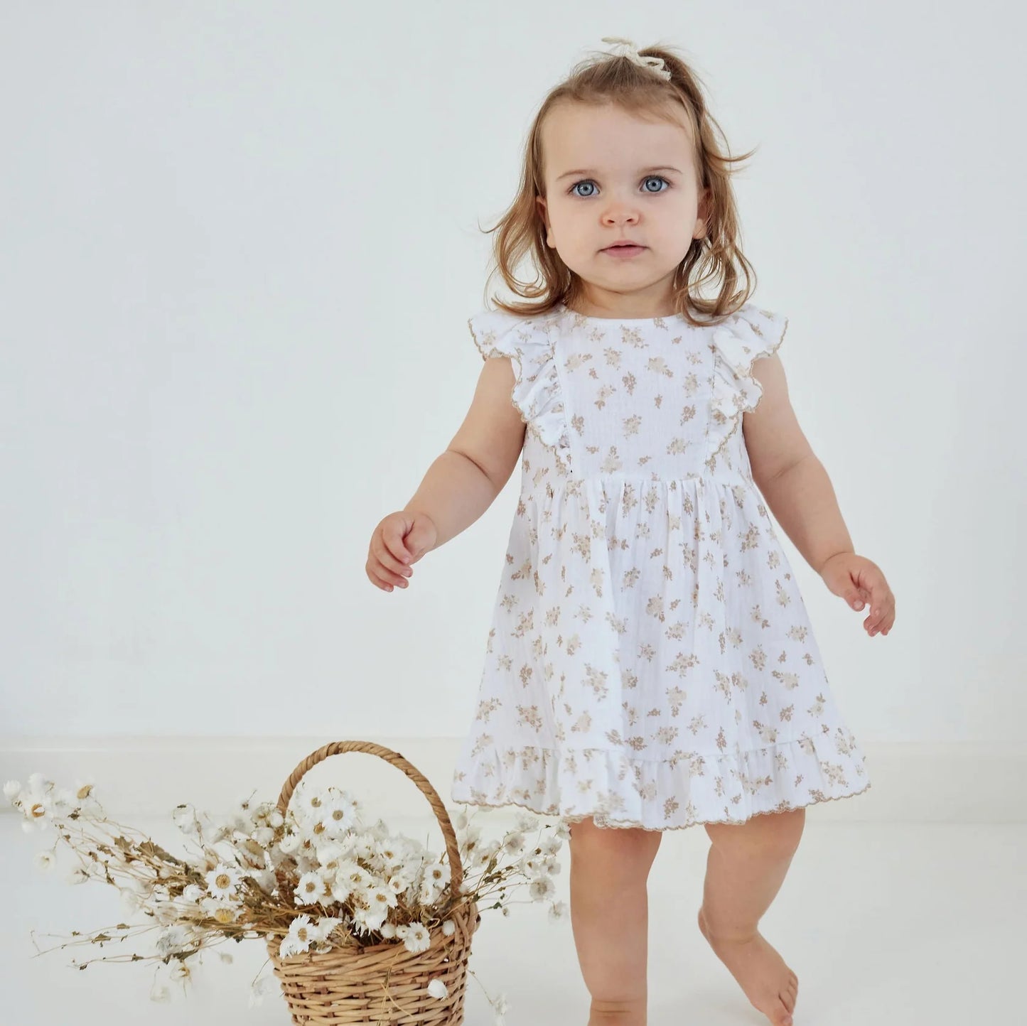 Aster & Oak - Sable Floral Muslin Dress