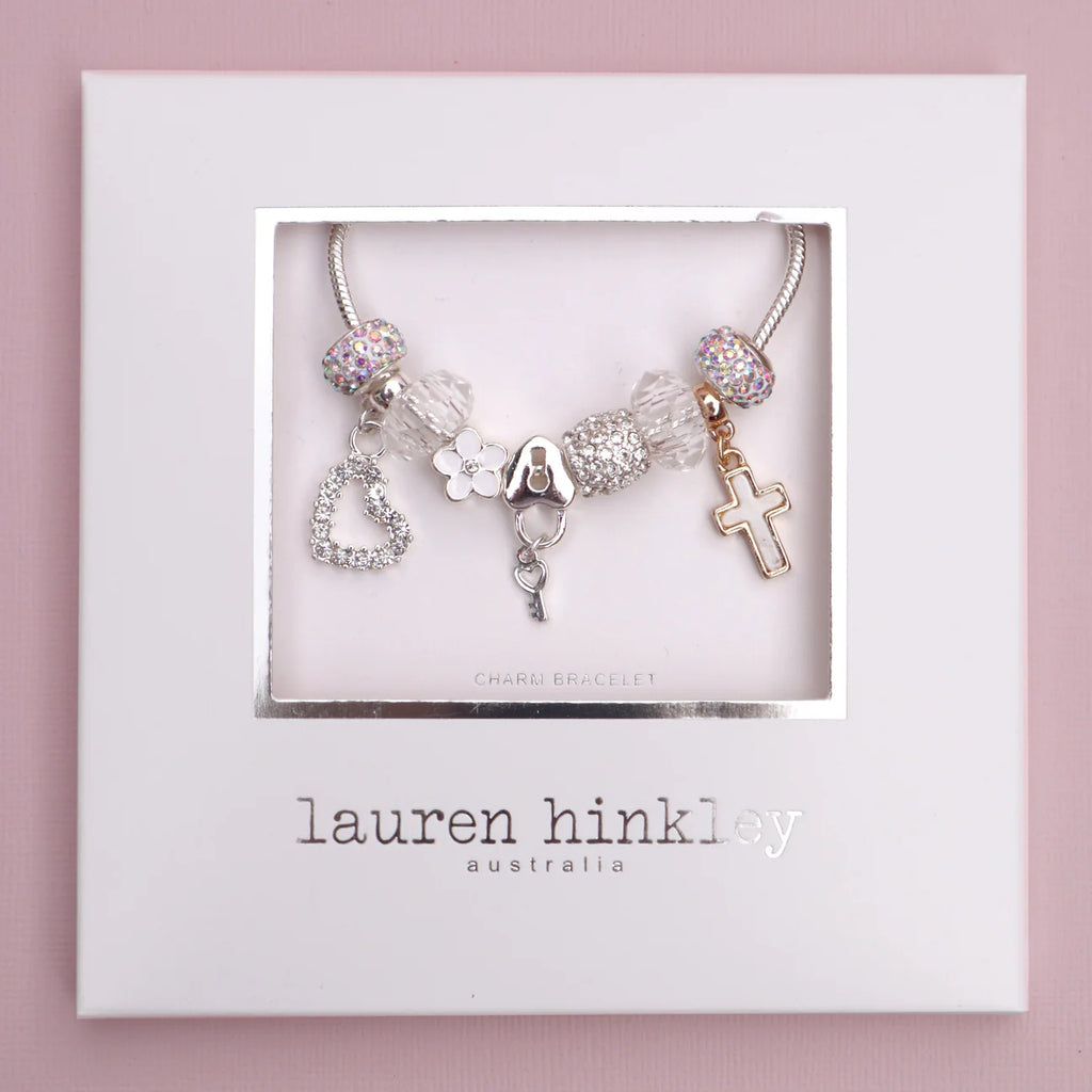 Lauren Hinkley Cross Charm Bracelet