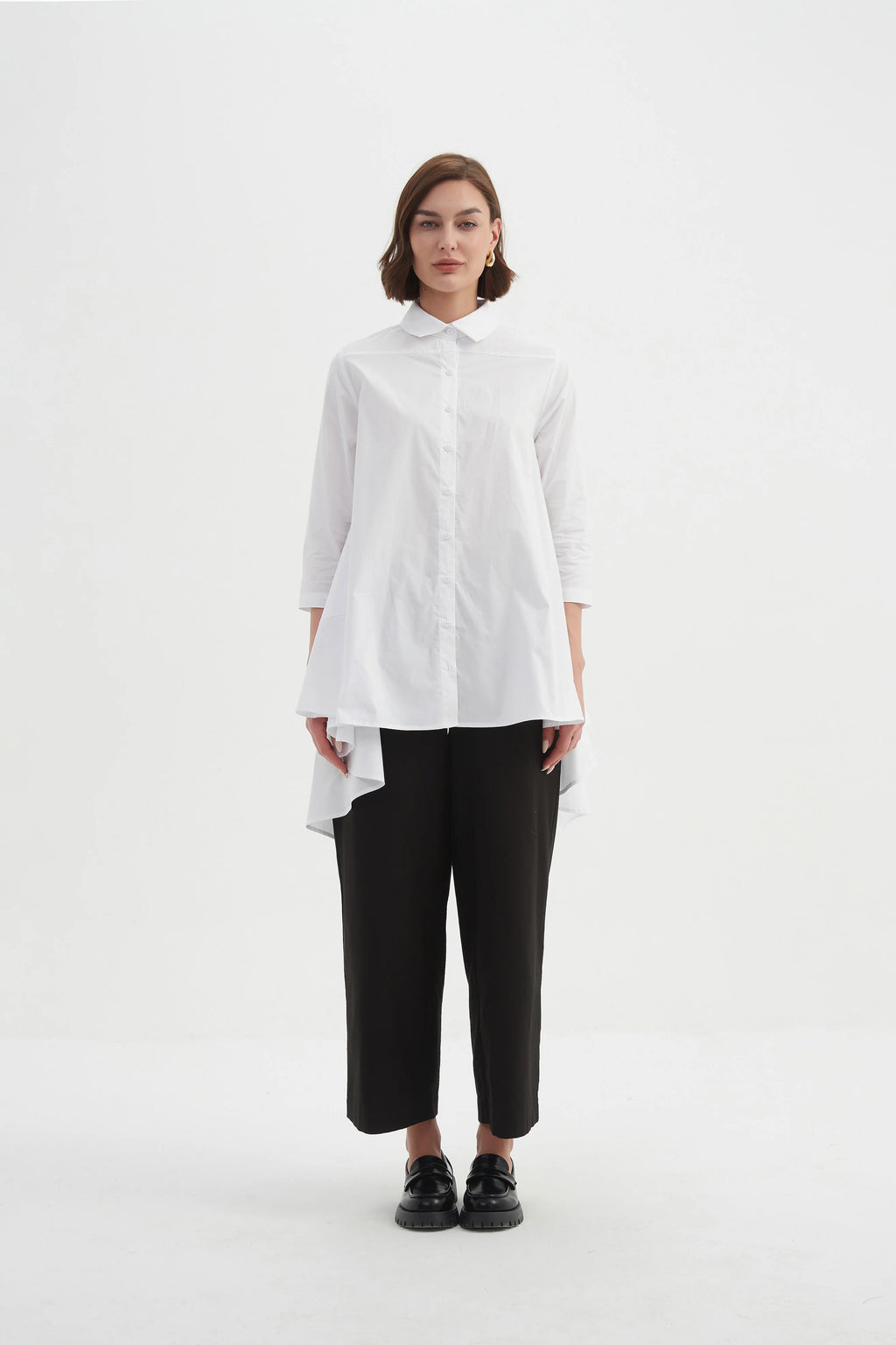 Tirelli Swing Back Shirt- White