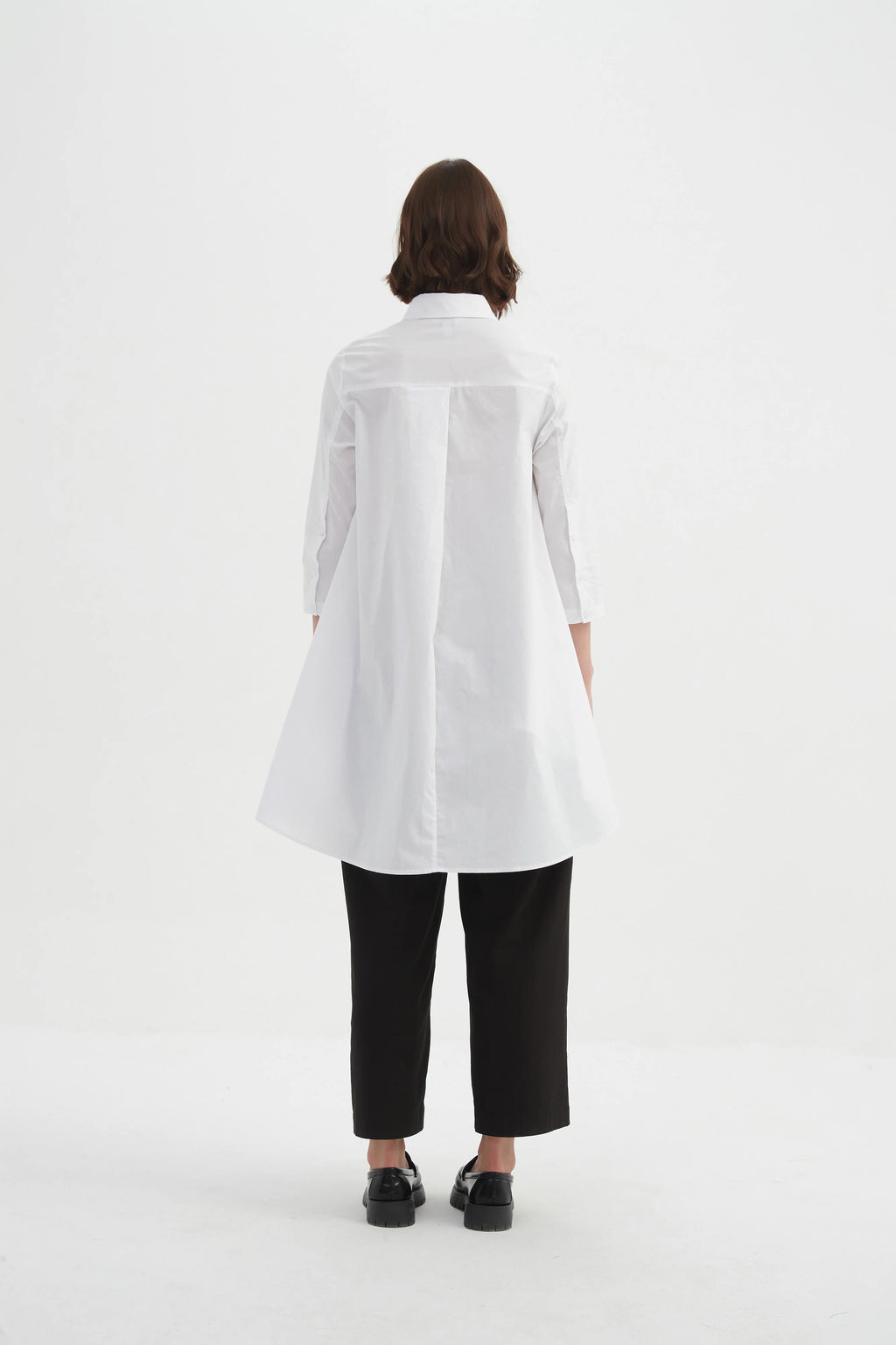 Tirelli Swing Back Shirt- White