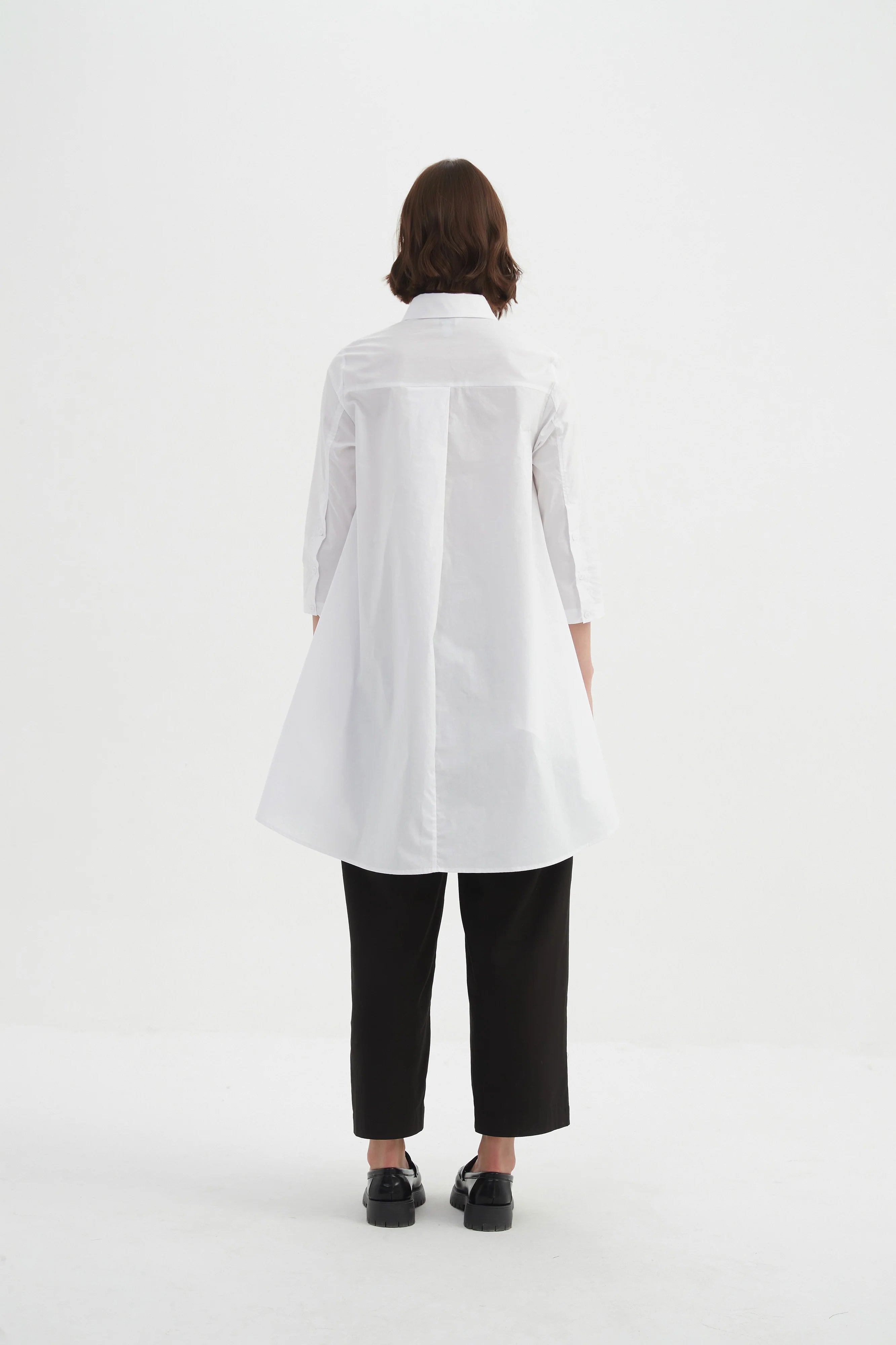 Tirelli Swing Back Shirt- White