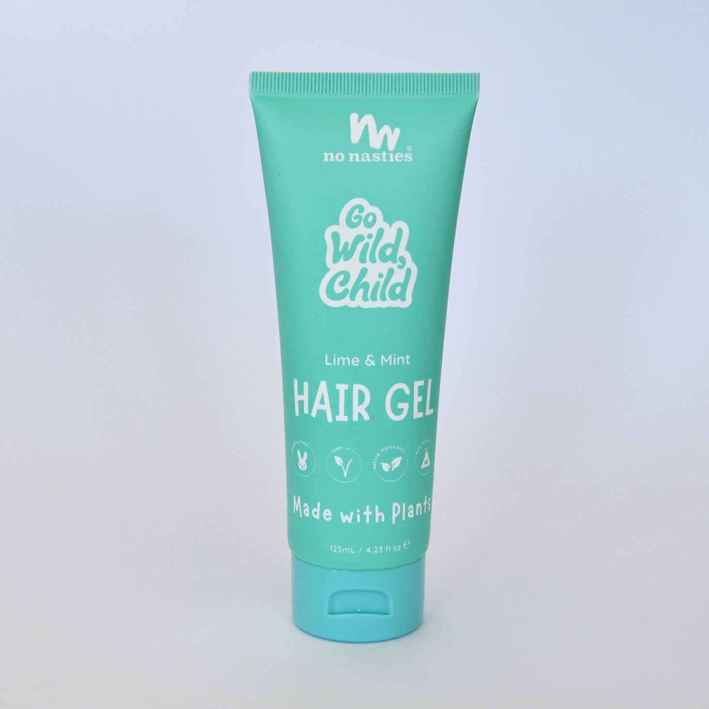 No Nasties Kids Plant Based Kids Hair Gel in Zesty Lime and Fresh Mint 125ml