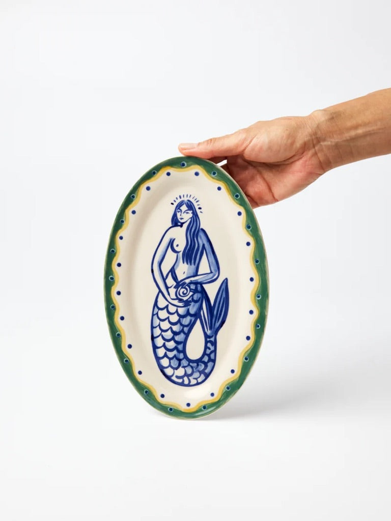 Jones & Co Piccolo Vita Mermaid Plate