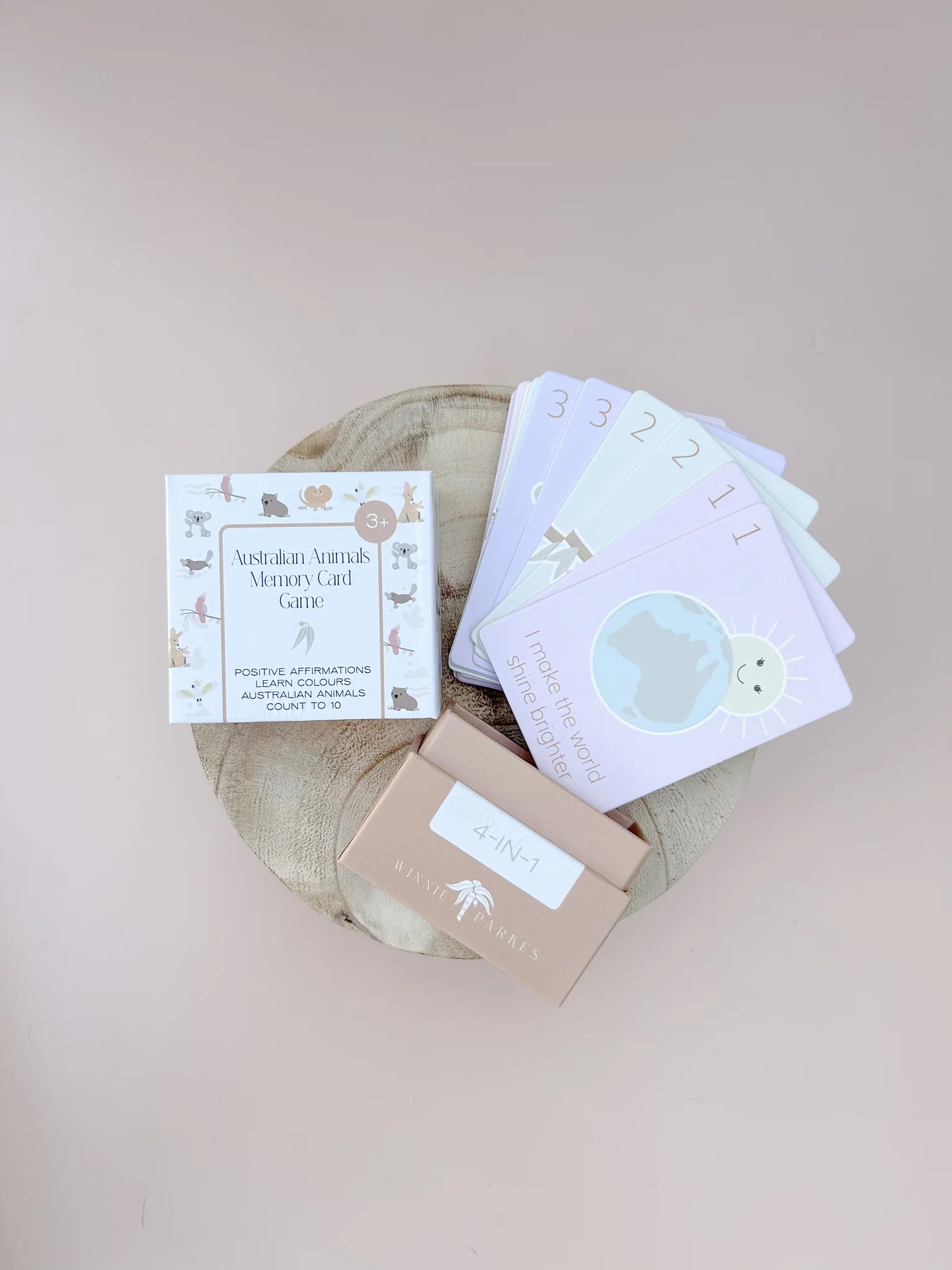 Winnie Parkes Australian Animals Memory Card Game