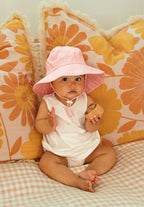 Acorn Wide Brim Infant Hat