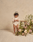 Noralee Luna Romper || Daisy Organza