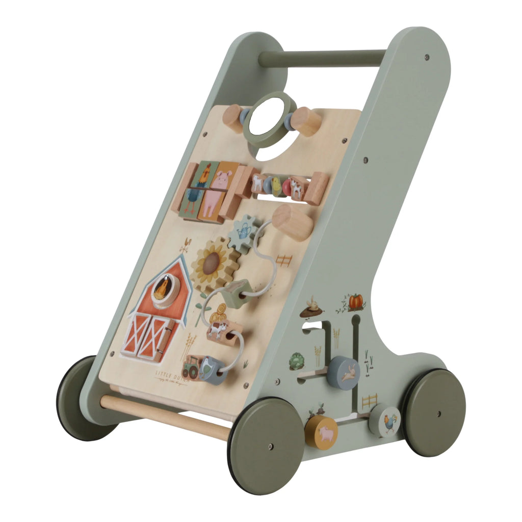 Little Dutch Australia Little Farm Multi-Activity Baby Walker