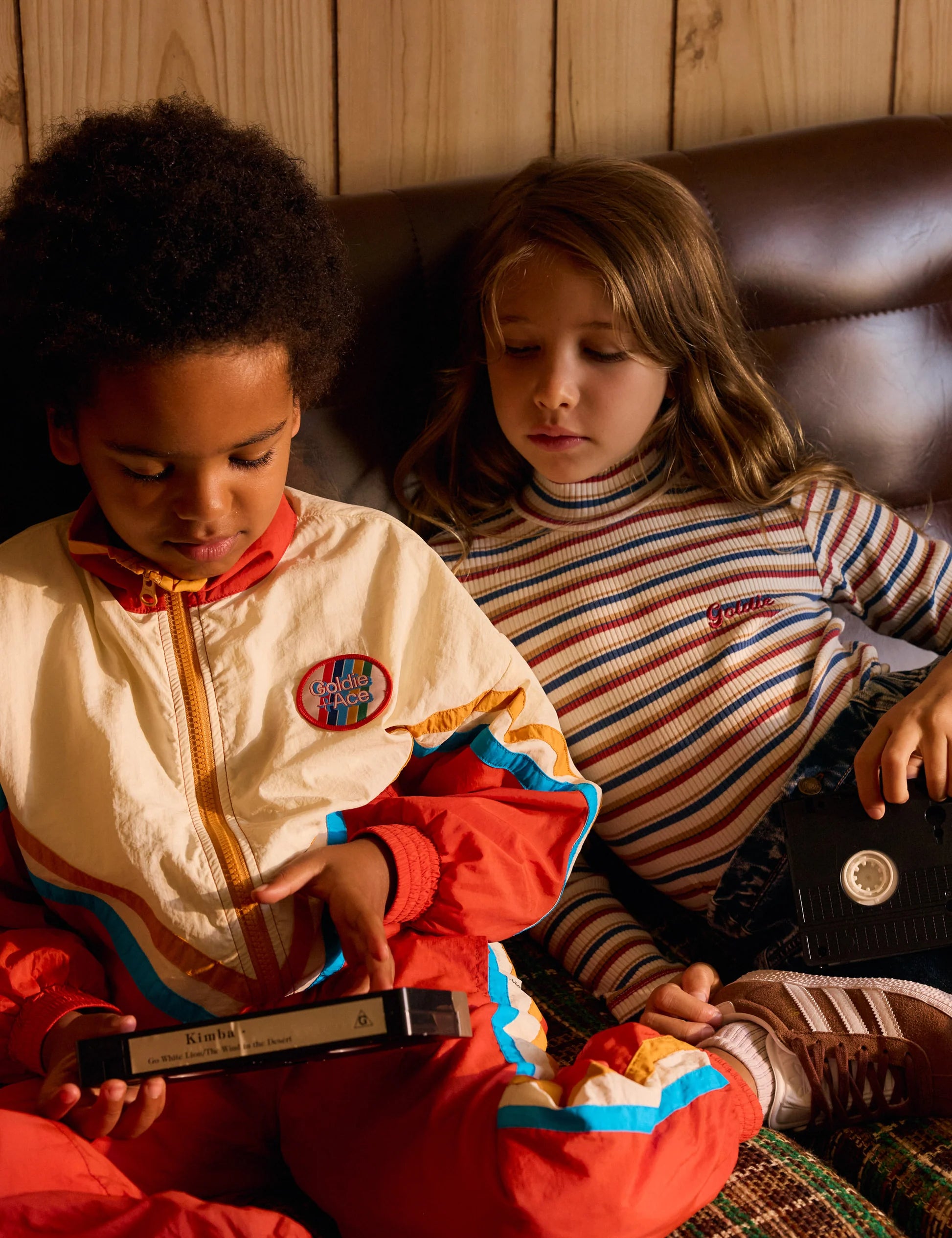 Goldie + Ace Outback Stripe Embroidered Rib Skivvy