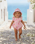 Toshi Baby Romper Strawberry Fields